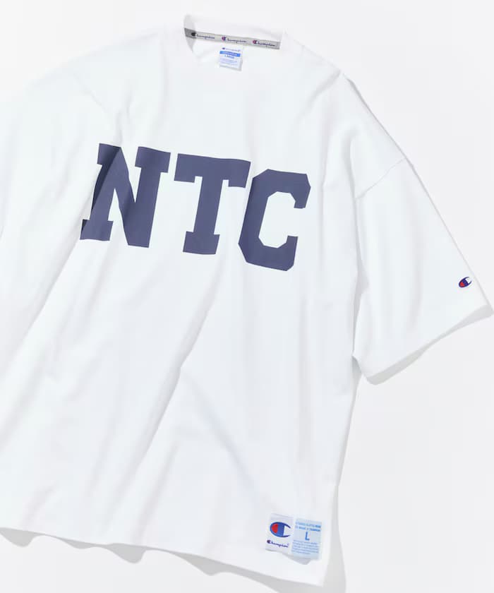 【8月21日 12:00販売開始】 Champion × NAUTICA NTC heavyweight T-shirt