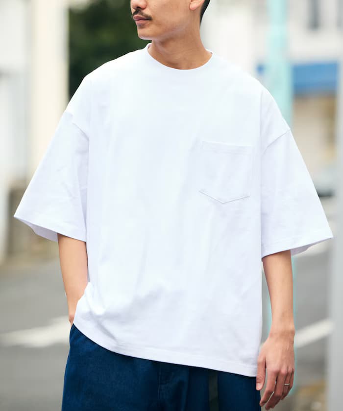 9盎司 Heavyweight 寬版圓領口袋T恤【限定款】