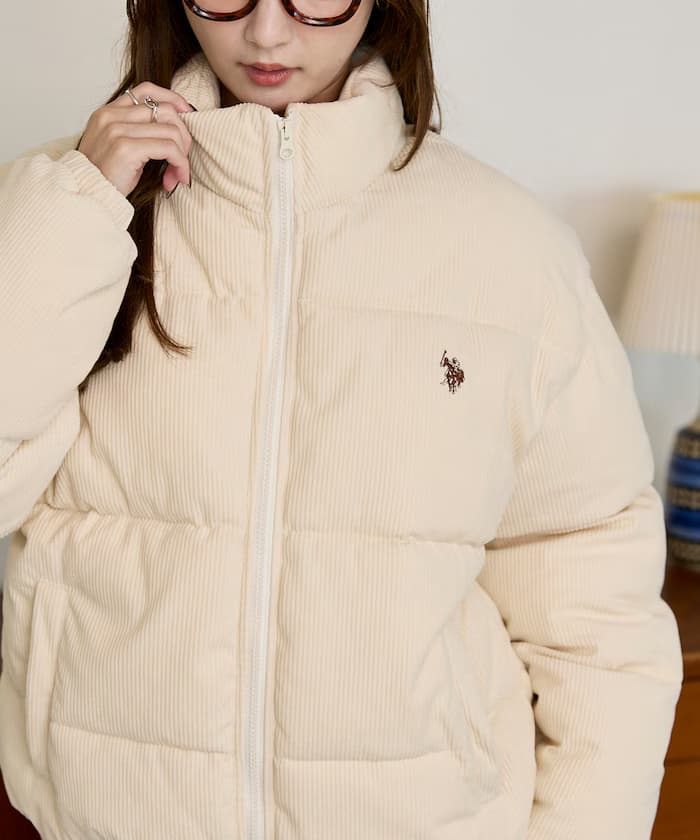 U.S. POLO ASSN. × PUBLUX 聯名限定 燈芯絨 中綿 外套【限定款】